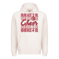 Pale Pink senior cheer 2024 Premium Hoodie - MaliasSmallBusiness