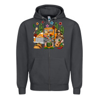 Smoke Mexican Gnome Truck Zipper Hoodie - texasbilliewilder