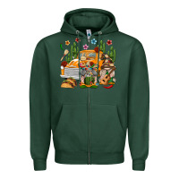 Sports Green Mexican Gnome Truck Zipper Hoodie - texasbilliewilder