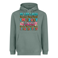 Sage my kids laugh because they think i'm crazy Heavyweight Hoodie - JahusDesignShop