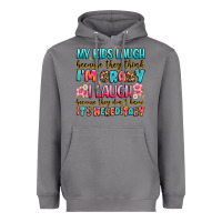 My Kids Laugh Because They Think I'm Crazy Heavyweight Hoodie | Teevron