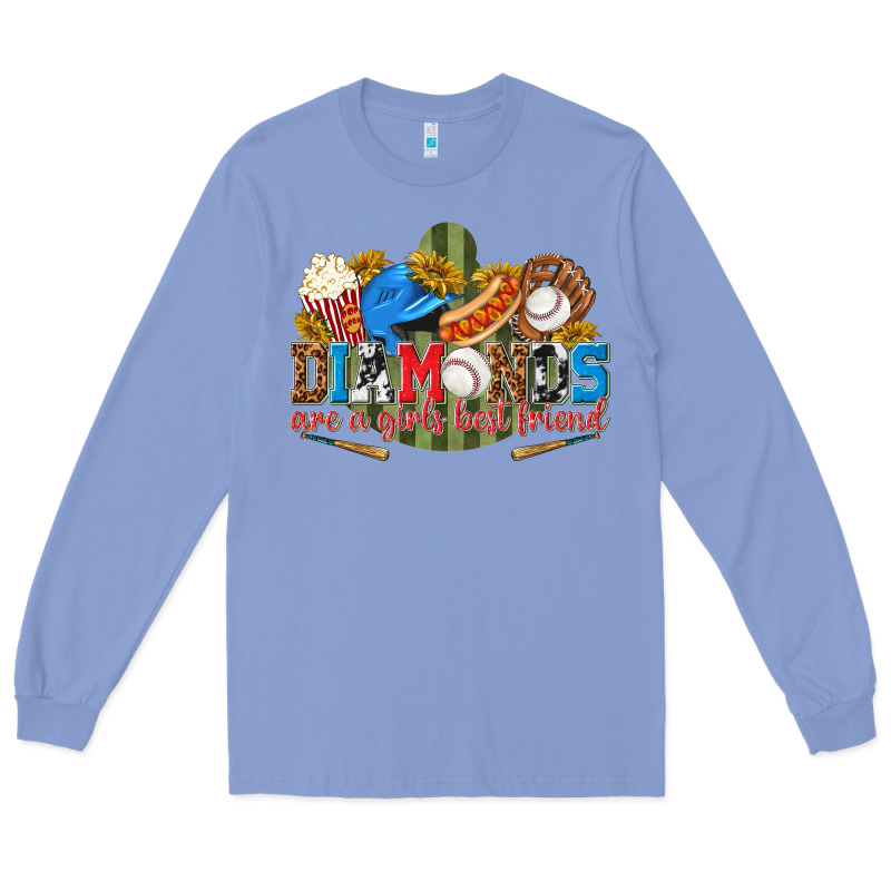 Diamonds Are A Girls Best Friend Long Sleeve Tee by texasbilliewilder | Teevron