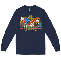 Navy diamonds are a girls best friend Long Sleeve Tee - texasbilliewilder