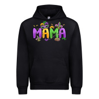 Black mardi gras mama Urban Hoodie - MaliasSmallBusiness