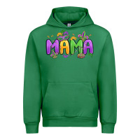 Emerald mardi gras mama Urban Hoodie - MaliasSmallBusiness