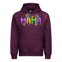 Mauve Wine mardi gras mama Urban Hoodie - MaliasSmallBusiness