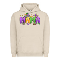 Pigment French Oak mardi gras mama Urban Hoodie - MaliasSmallBusiness