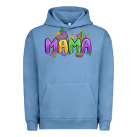 Pigment Pebble Blue mardi gras mama Urban Hoodie - MaliasSmallBusiness