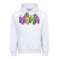 White mardi gras mama Urban Hoodie - MaliasSmallBusiness