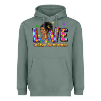 Sage love autism awareness Heavyweight Hoodie - JahusDesignShop