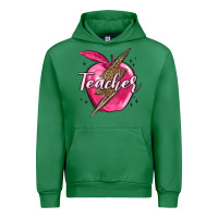 Emerald teacher lightning bolt valentine s day Urban Hoodie - MaliasSmallBusiness