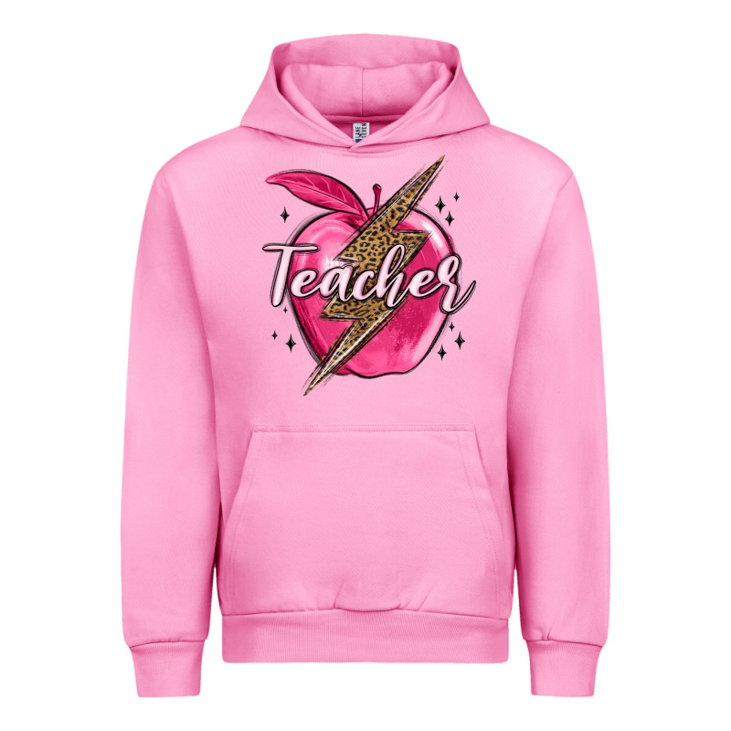 Teacher Lightning Bolt Valentine S Day Urban Hoodie by MaliasSmallBusiness | Teevron