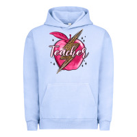 Pigment Grape Ice teacher lightning bolt valentine s day Urban Hoodie - MaliasSmallBusiness