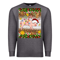 Charcoal Heather christmas pig Premium Sweatshirt - Artiststas
