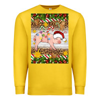 Lemon christmas pig Premium Sweatshirt - Artiststas