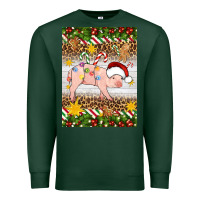 Sports Green christmas pig Premium Sweatshirt - Artiststas