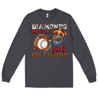 Smoke diamonds are a girls best friend baseball Long Sleeve Tee - texasbilliewilder