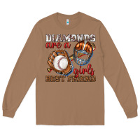 Toasted Coconut diamonds are a girls best friend baseball Long Sleeve Tee - texasbilliewilder
