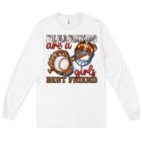 White diamonds are a girls best friend baseball Long Sleeve Tee - texasbilliewilder