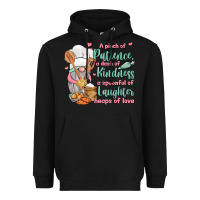 Black a pinch of patience a dash of kindness a spoonful Heavyweight Hoodie - JahusDesignShop