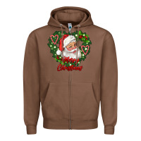 Chestnut merry christmas santa Zipper Hoodie - RanaPortraitStore