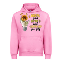 Fuchsia Pink break your limits Urban Hoodie - MaliasSmallBusiness