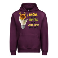 Mauve Wine break your limits Urban Hoodie - MaliasSmallBusiness