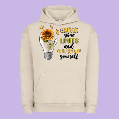 Break Your Limits Urban Hoodie Designed By Maliassmallbusiness