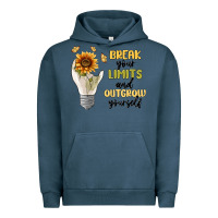 Pigment Midnight Navy break your limits Urban Hoodie - MaliasSmallBusiness