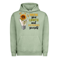 Pigment Oil Green break your limits Urban Hoodie - MaliasSmallBusiness