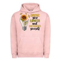 Pigment Salmon break your limits Urban Hoodie - MaliasSmallBusiness
