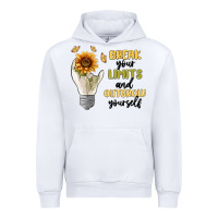 White break your limits Urban Hoodie - MaliasSmallBusiness