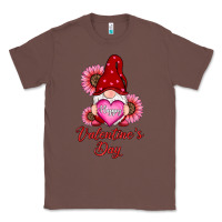 Chestnut happy valentine's day gnomes with sunflower Classic Tee - RanaPortraitStore