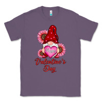 Lavender happy valentine's day gnomes with sunflower Classic Tee - RanaPortraitStore