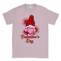 Lilac happy valentine's day gnomes with sunflower Classic Tee - RanaPortraitStore