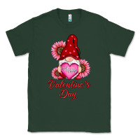 Sports Green happy valentine's day gnomes with sunflower Classic Tee - RanaPortraitStore