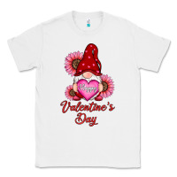 White happy valentine's day gnomes with sunflower Classic Tee - RanaPortraitStore