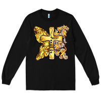 Black faith child cancer cross Long Sleeve Tee - Zillion Design Studio