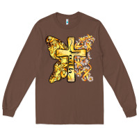 Chestnut faith child cancer cross Long Sleeve Tee - Zillion Design Studio