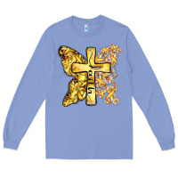 Colony Blue faith child cancer cross Long Sleeve Tee - Zillion Design Studio