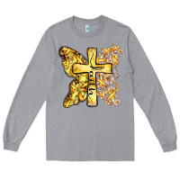 Heather Grey faith child cancer cross Long Sleeve Tee - Zillion Design Studio