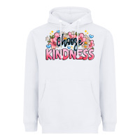 White Choose kindness Heavyweight Hoodie - JahusDesignShop