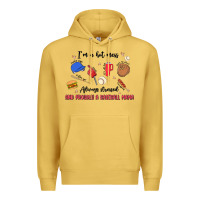 Antique Gold i'm a hot mess,always stressed,and proudly a baseb Premium Hoodie - MaliasSmallBusiness
