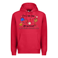 Cardinal i'm a hot mess,always stressed,and proudly a baseb Premium Hoodie - MaliasSmallBusiness