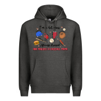 Charcoal Heather i'm a hot mess,always stressed,and proudly a baseb Premium Hoodie - MaliasSmallBusiness