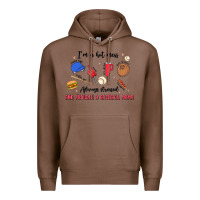 Chestnut i'm a hot mess,always stressed,and proudly a baseb Premium Hoodie - MaliasSmallBusiness