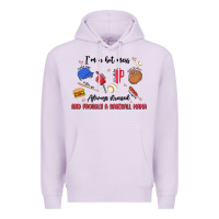 Lilac i'm a hot mess,always stressed,and proudly a baseb Premium Hoodie - MaliasSmallBusiness