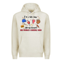 Oatmeal Heather i'm a hot mess,always stressed,and proudly a baseb Premium Hoodie - MaliasSmallBusiness