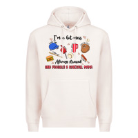 Pale Pink i'm a hot mess,always stressed,and proudly a baseb Premium Hoodie - MaliasSmallBusiness