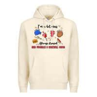 Sandshell i'm a hot mess,always stressed,and proudly a baseb Premium Hoodie - MaliasSmallBusiness